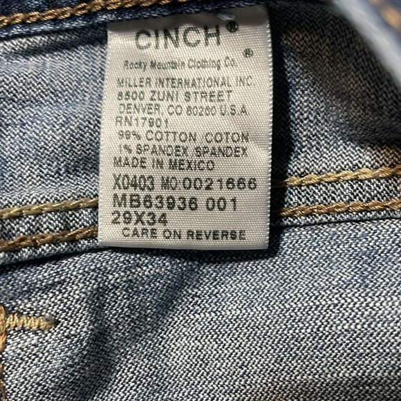 Cinch Jeans Bootcut 29x34 - Picture 5 of 7